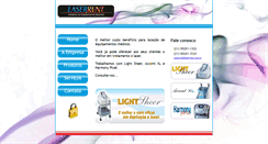 Desktop Screenshot of laserrent.com.br